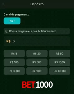 deposits BET1000